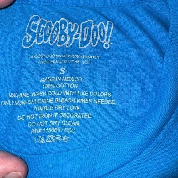 Scooby-Doo Mystery Machine Vivid Blue Tee Size Small - Picture 5 of 8
